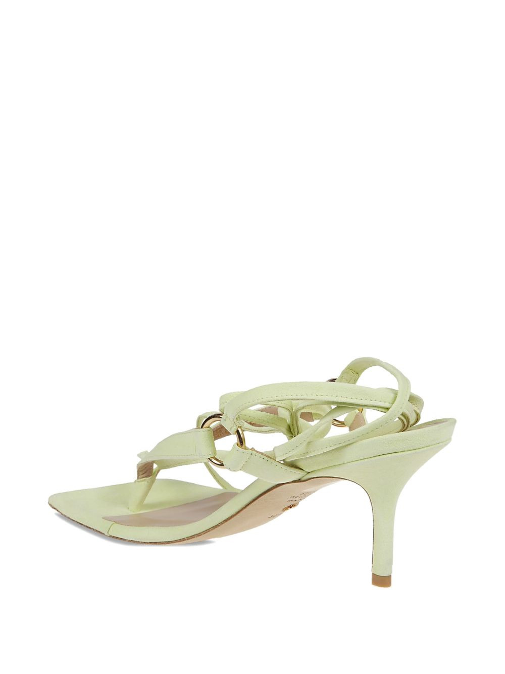70mm Lalita lace-up square-toe sandals - 3
