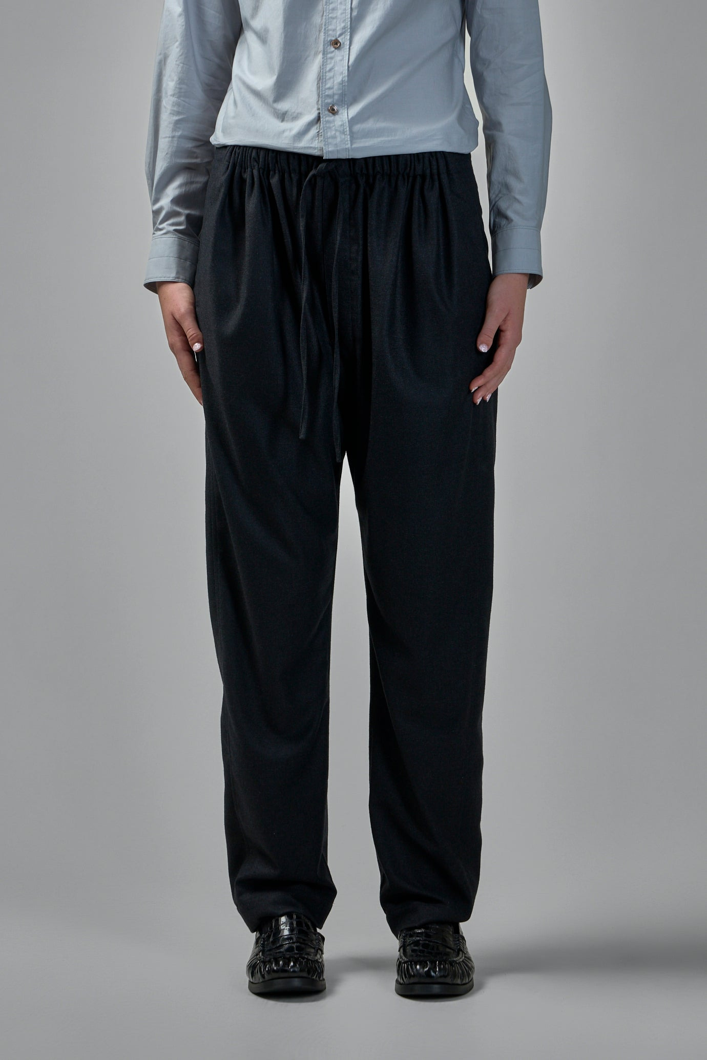 Drawstring Parachute Pants - 2