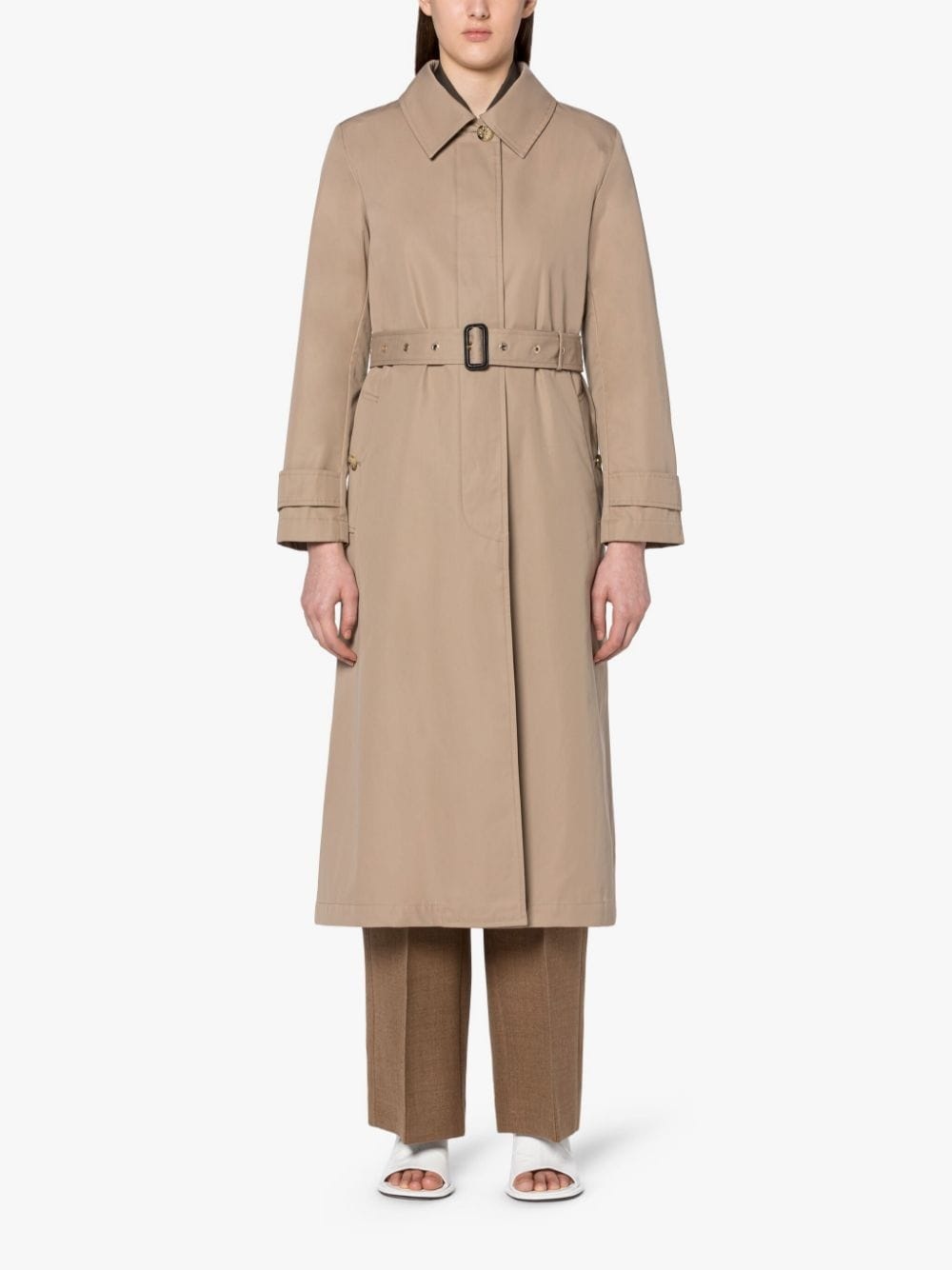KINGLASSIE SAND COTTON TRENCH COAT | LM-1099B - 3