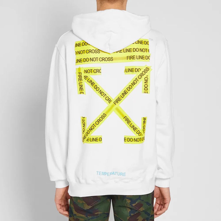Off-White Yellow Arrow Printing Loose White OMBB029S180030240160 - 3