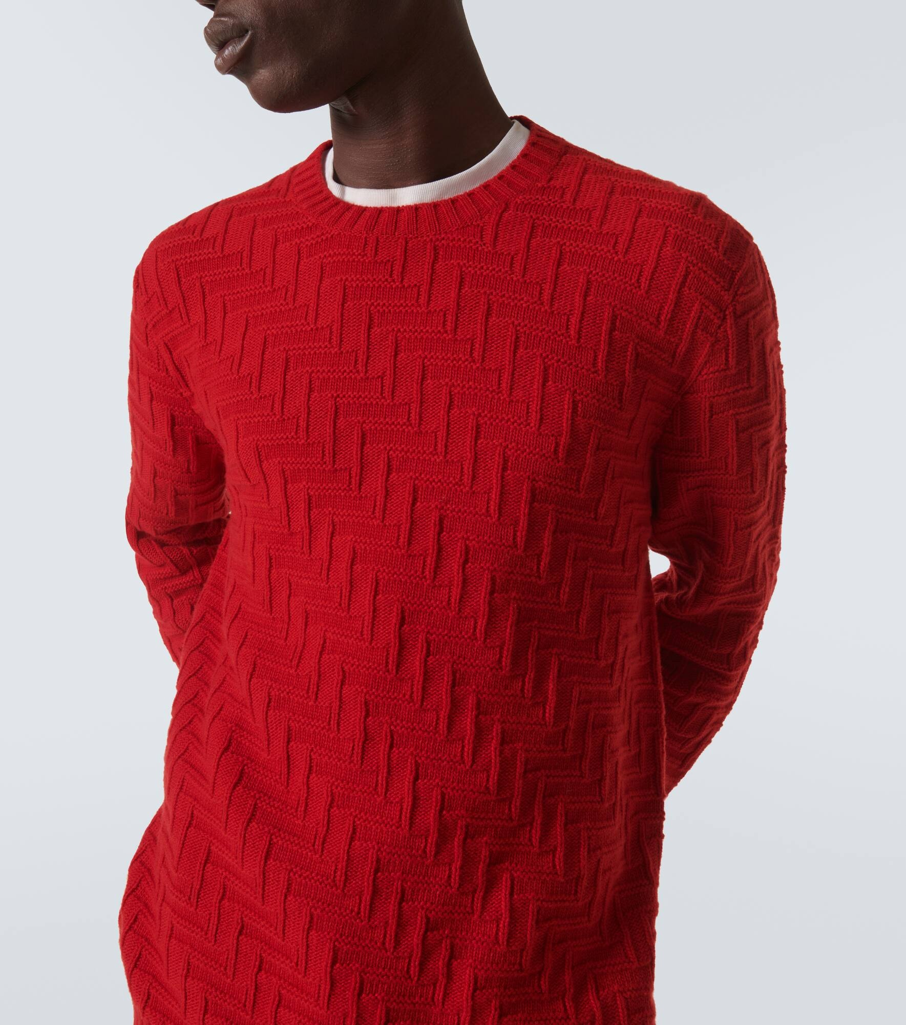 3D-knit wool and cashmere sweater - 5