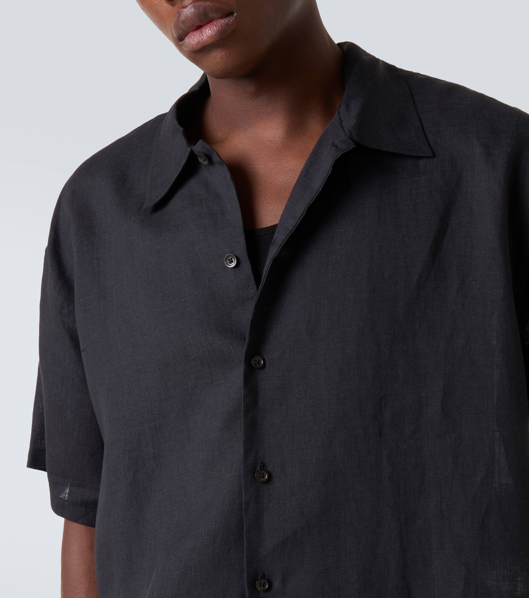 Oversized linen shirt - 6