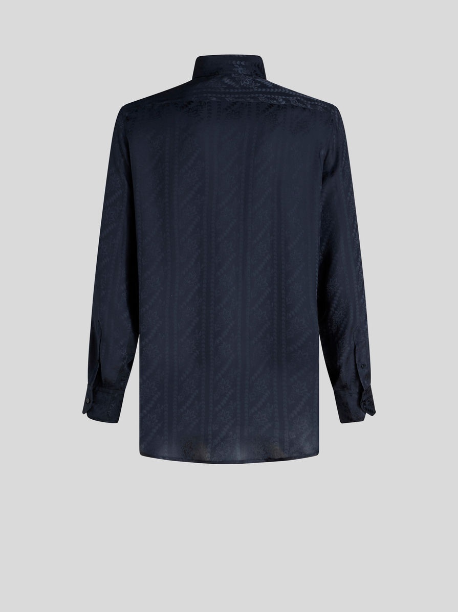 SILK JACQUARD SHIRT - 5