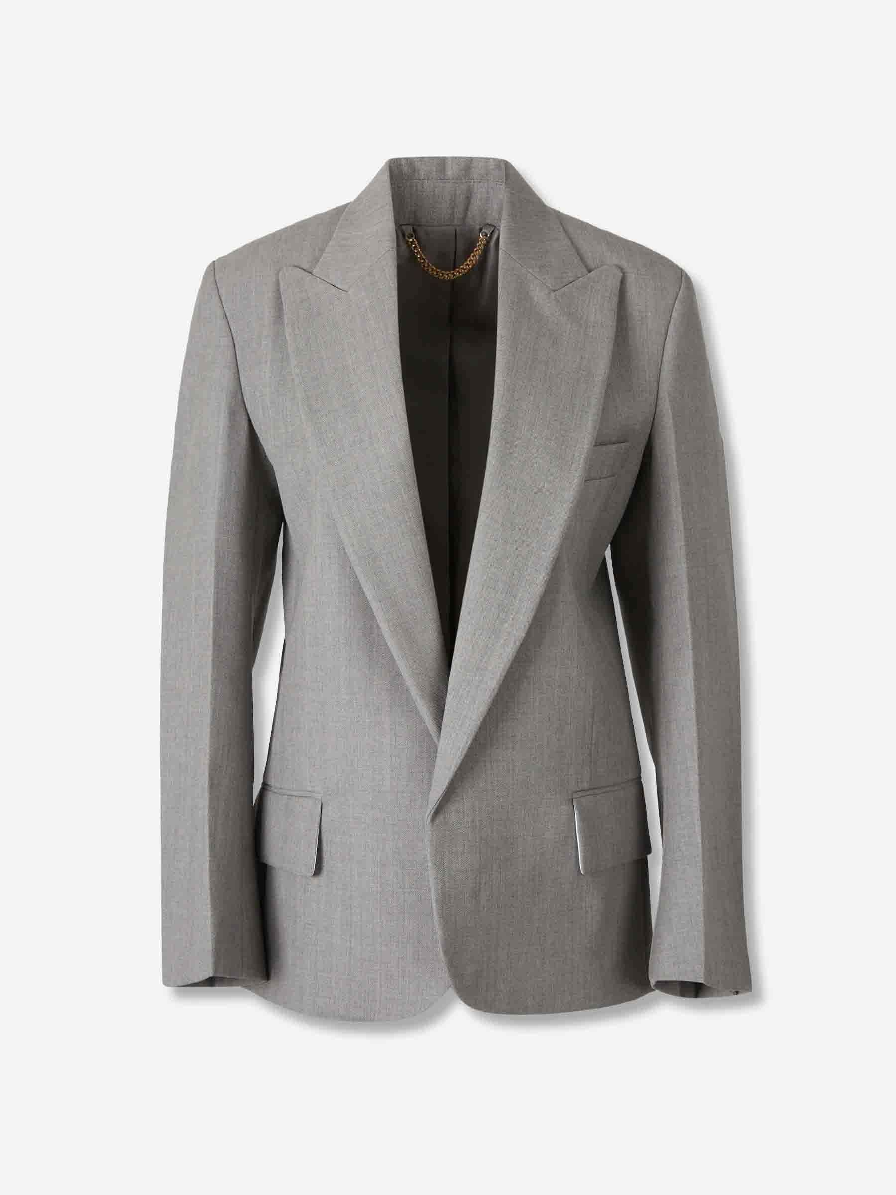 STRAIGHT CLOSURE BLAZER - 1