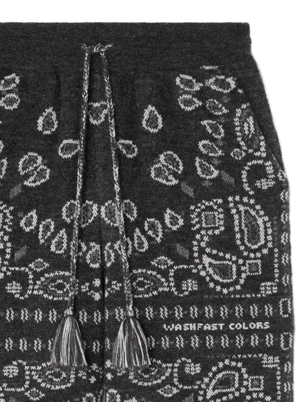 bandana-jacquard trousers - 4