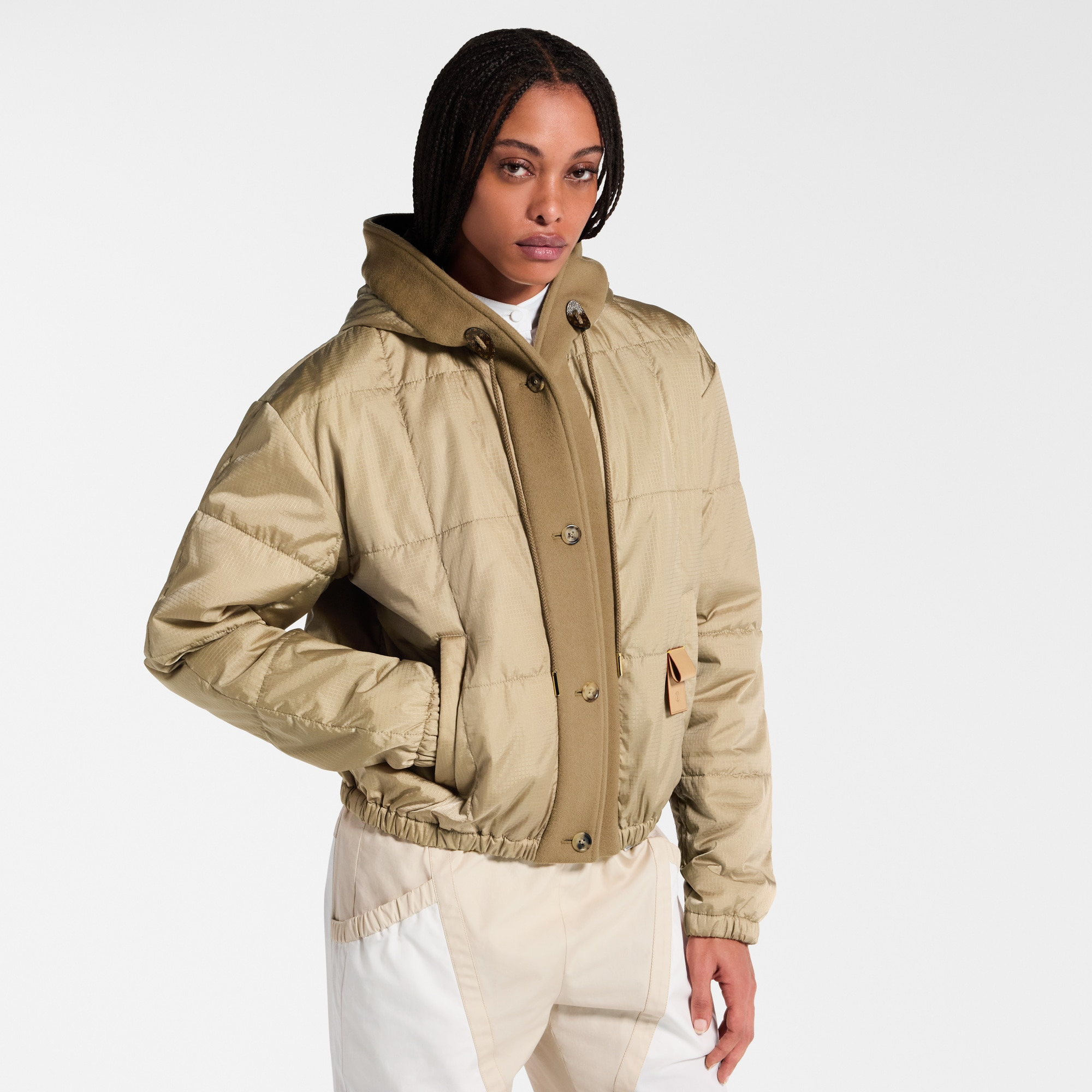 Hooded Quilted Ripstop Jacket - 4