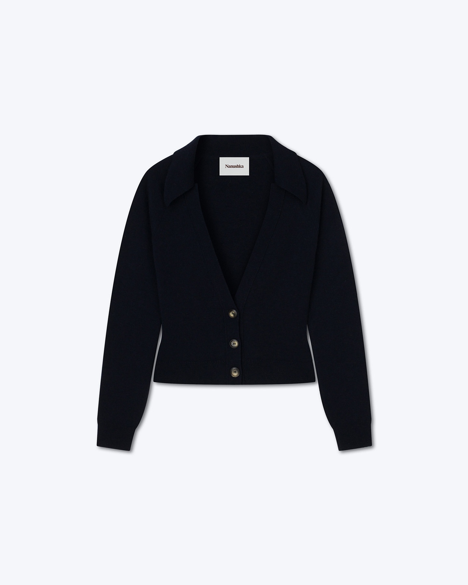 JODI - Cashmere-blend cardigan - Navy - 1