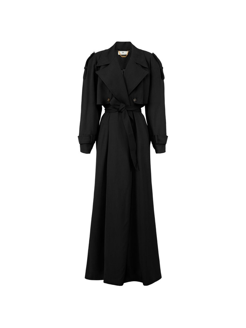 structured-shoulder belted trench coat 1