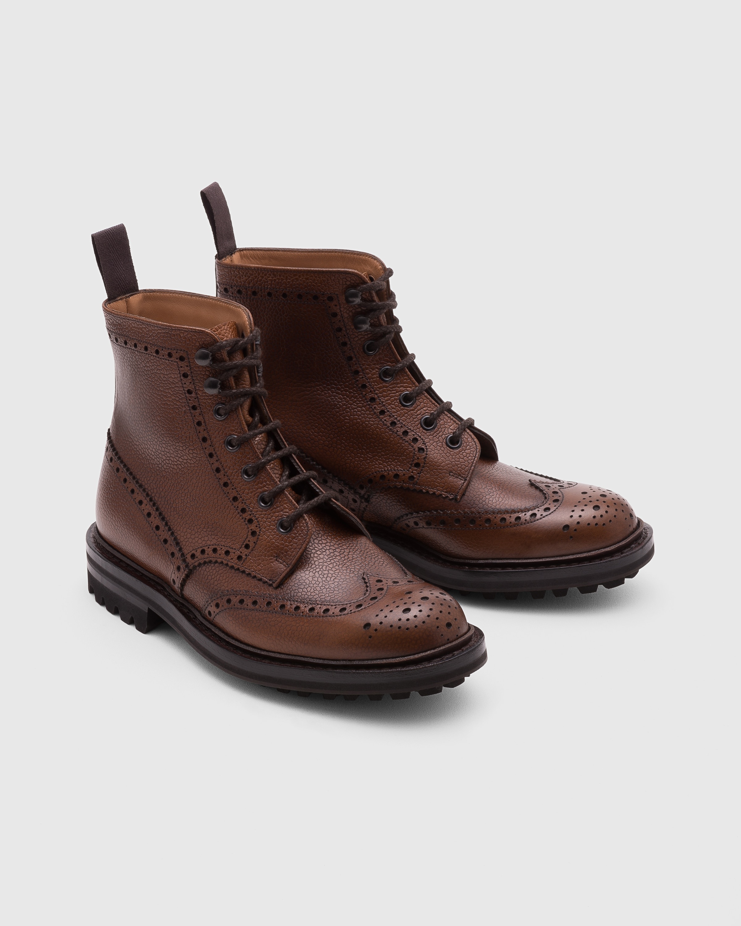 Highland Grain Lace-Up Boot Brogue - 2