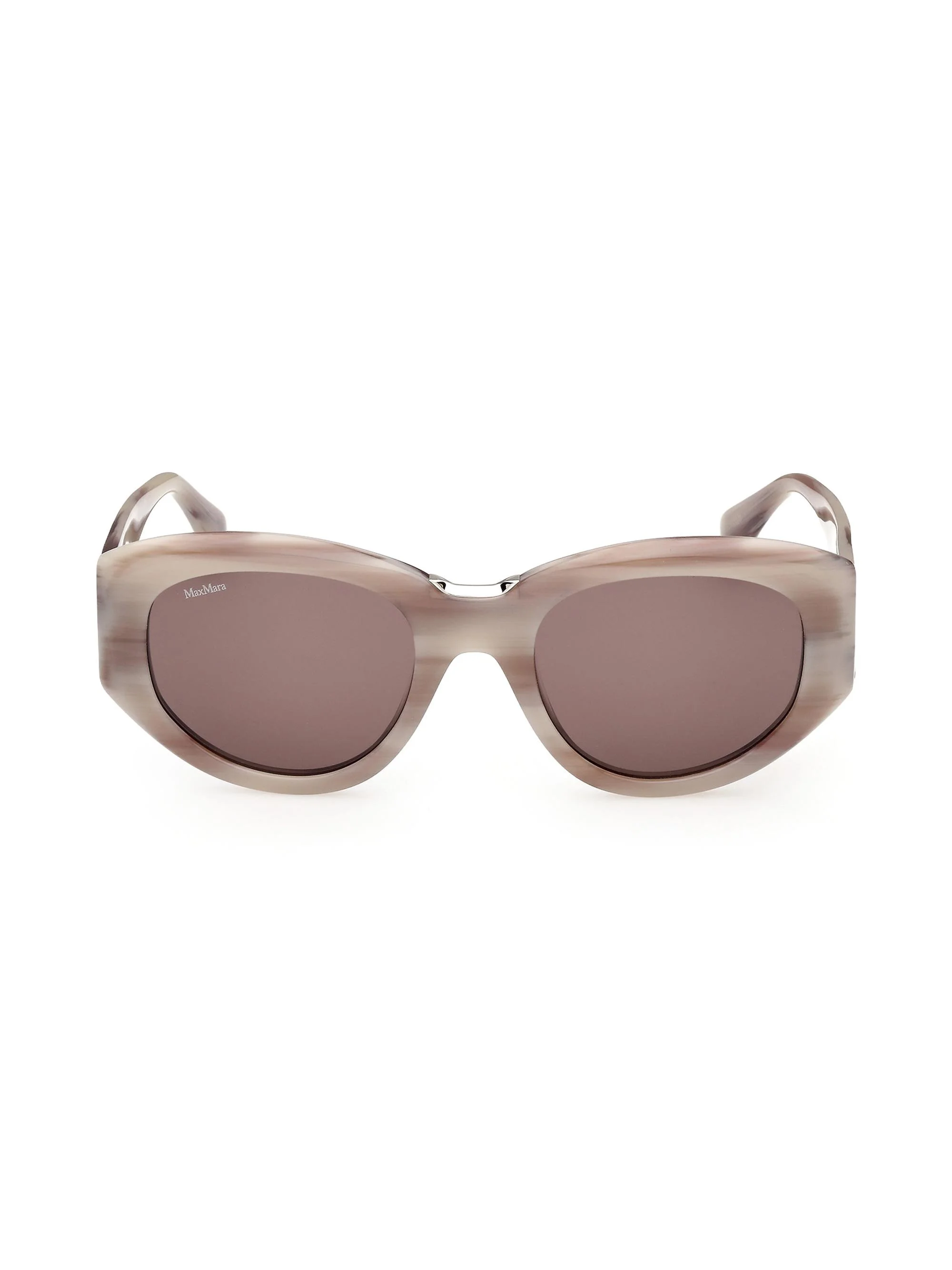 Women's 52MM Oval Sunglasses - Grey Brown - 1