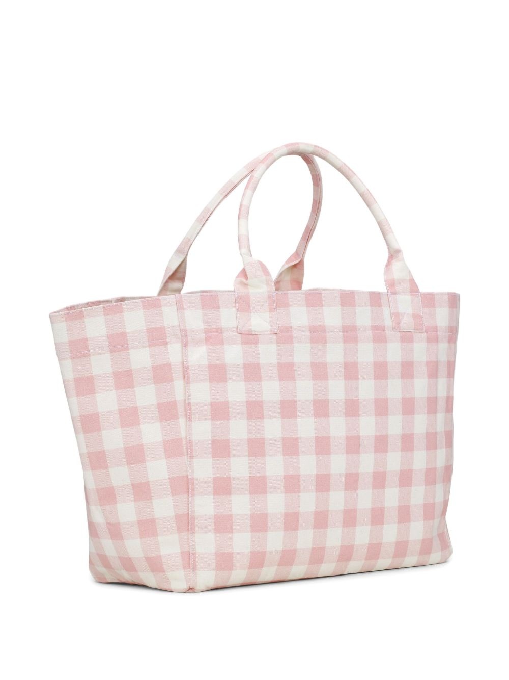 checked tote bag - 2