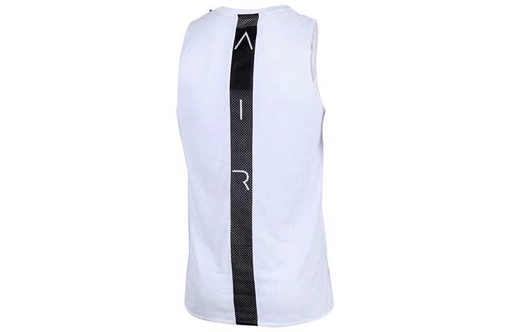 Air Jordan Air Logo Printing Breathable Basketball Vest White CZ7851-100 - 2