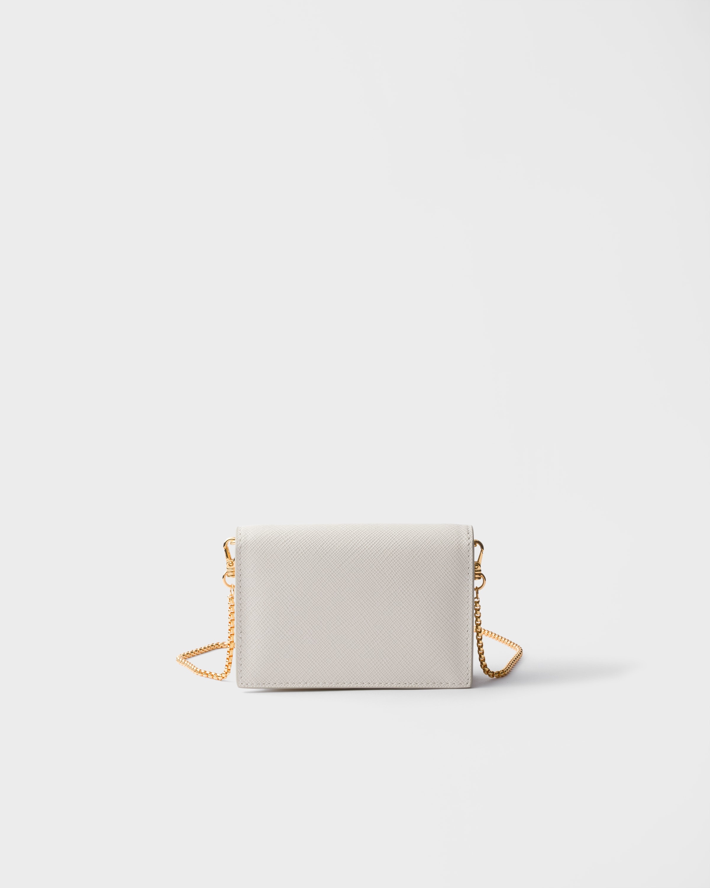 Saffiano leather card holder with shoulder strap - 3