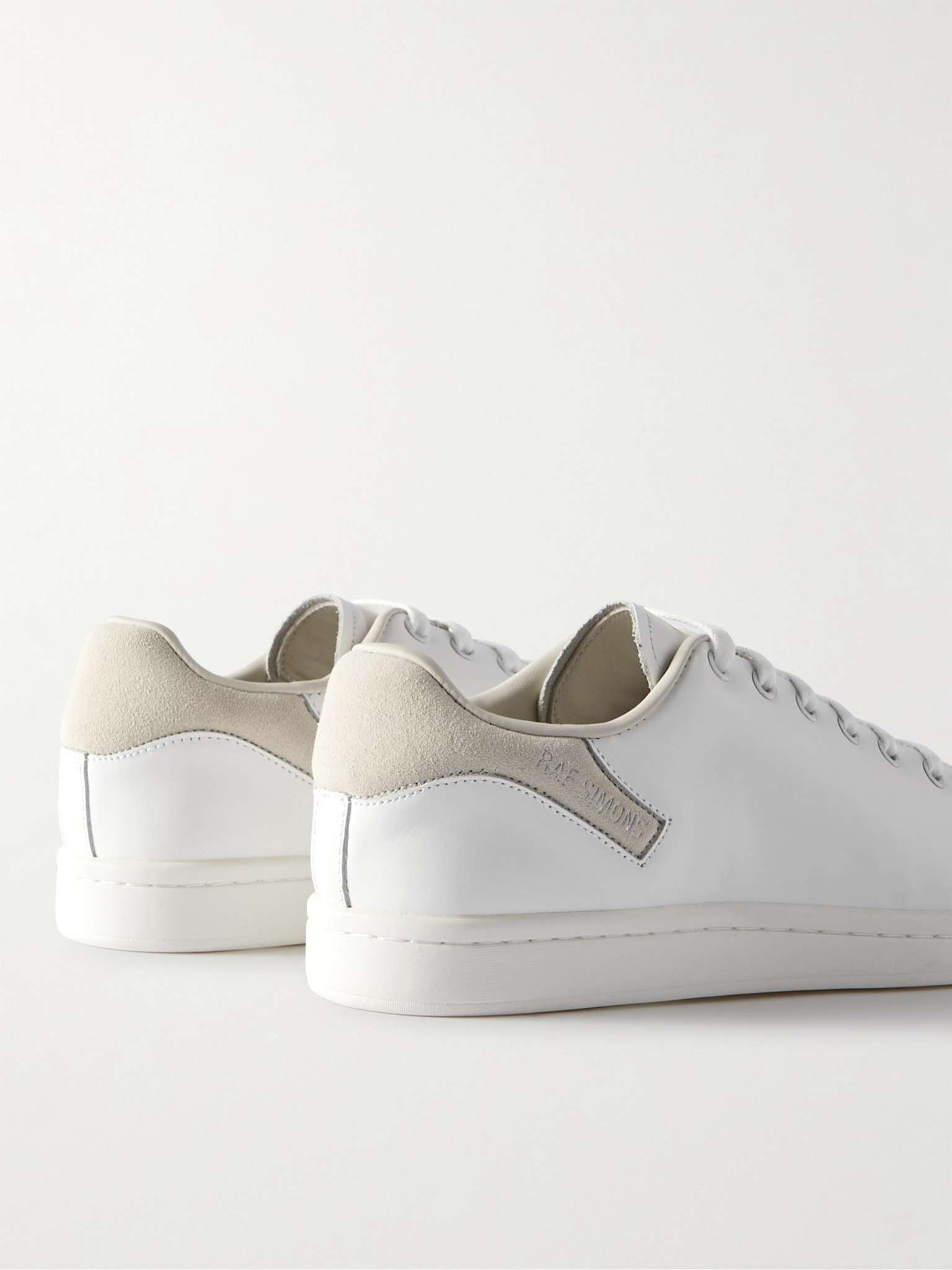 Orion Suede-Trimmed Leather Senakers - 5