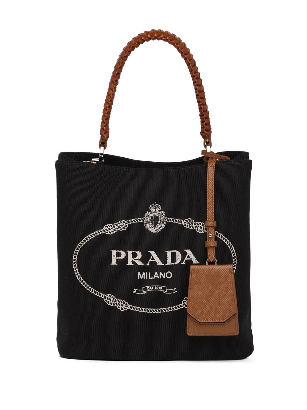 small Prada Panier canvas bag - 1