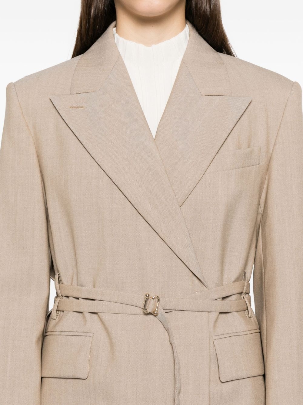 belted blazer - 5