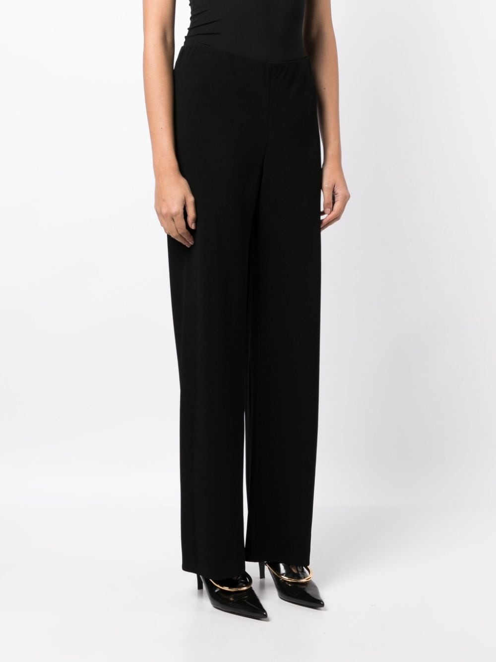 high-waist straight-leg trousers - 3