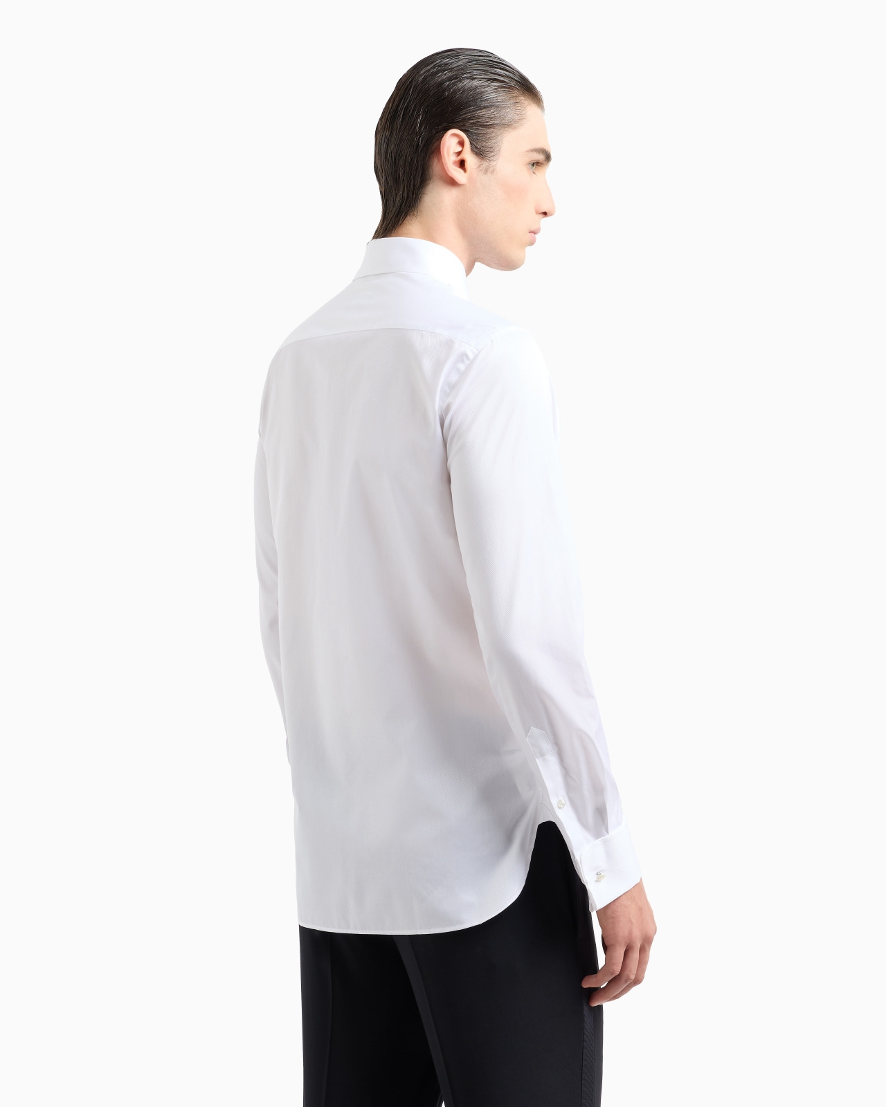 Regular-fit shiny-effect cotton shirt - 3