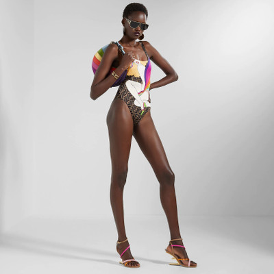 FENDI Multicolor Lycra® swimsuit outlook