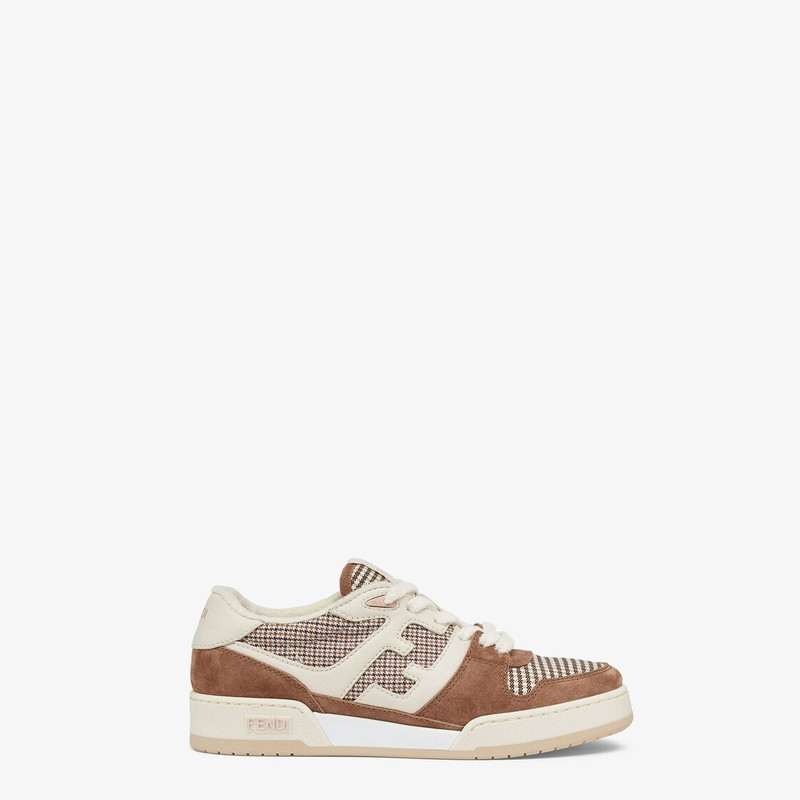 Brown suede low-tops - 1
