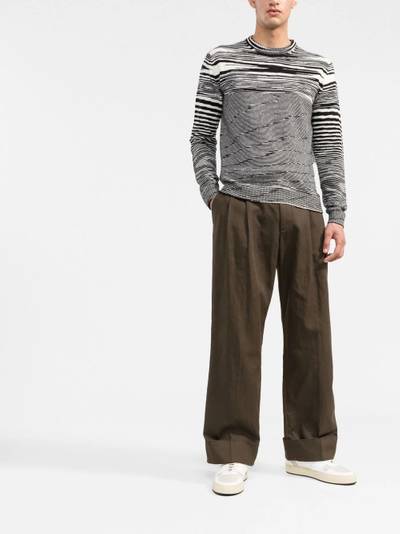 Missoni fine-knit crew-neck jumper outlook