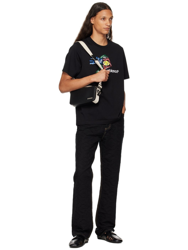 CASABLANCA Black Croquis De Tennis T-Shirt outlook