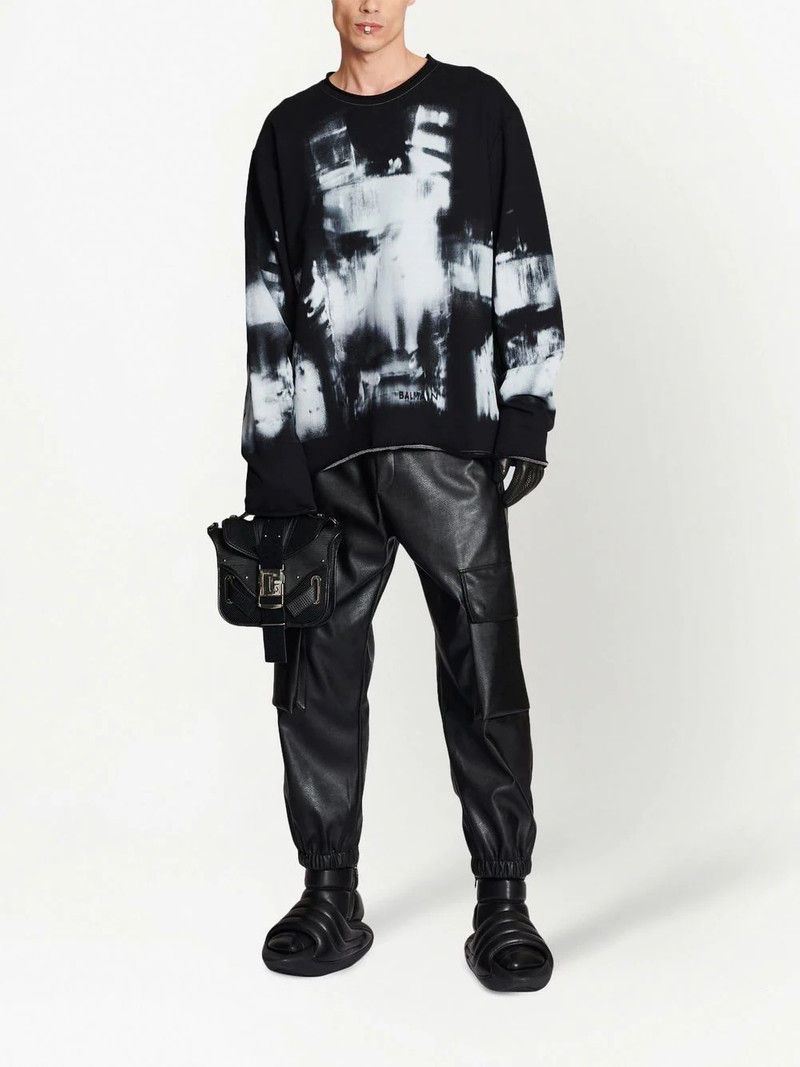 Balmain X-ray print sweatshirt outlook