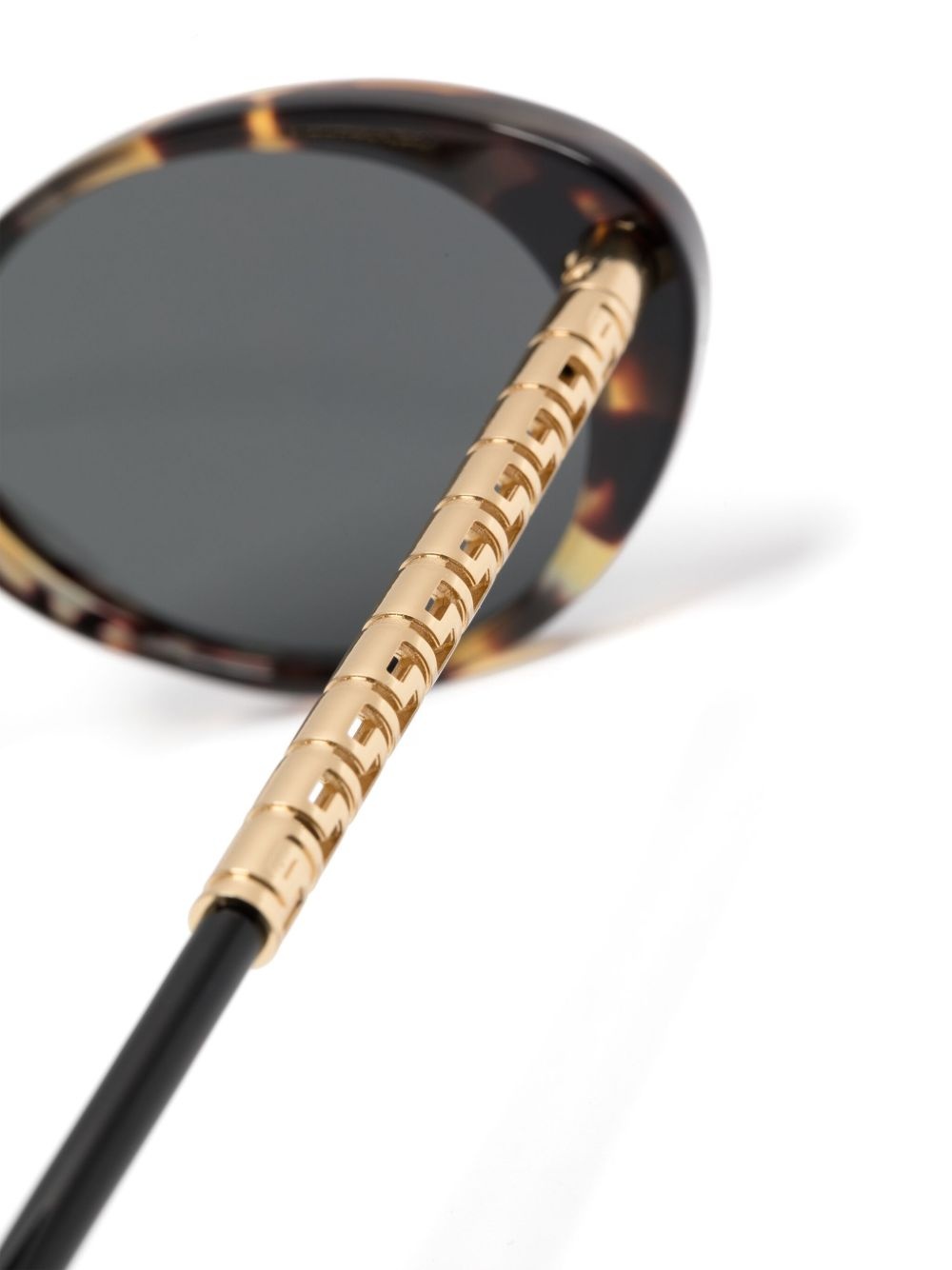 tubular Greca oval-frame sunglasses - 3