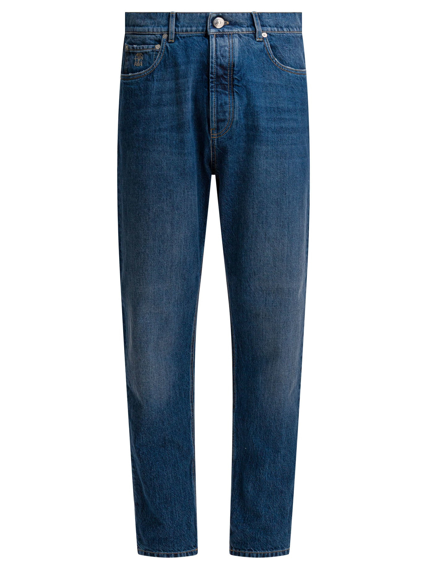 Five-Pocket Jeans Blue - 1