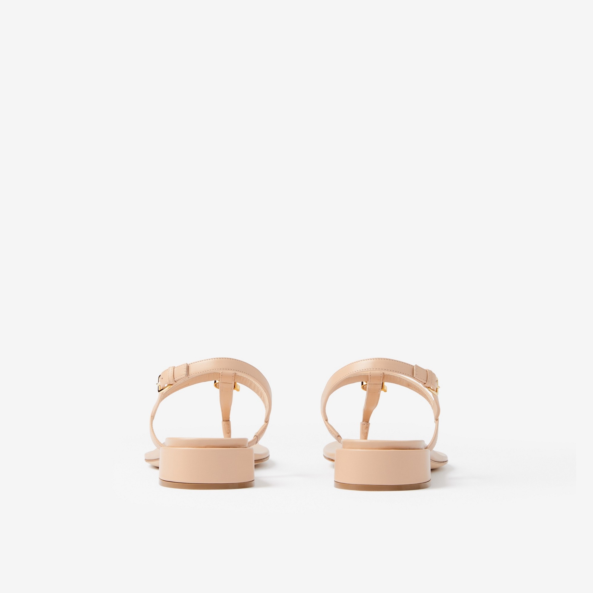 Monogram Motif Leather Sandals - 3