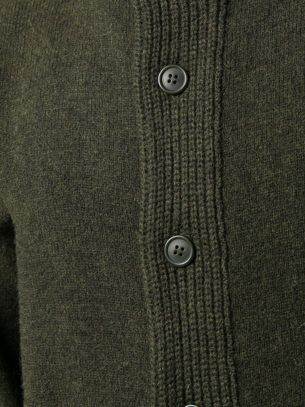 high neck zip-through cardigan - 5