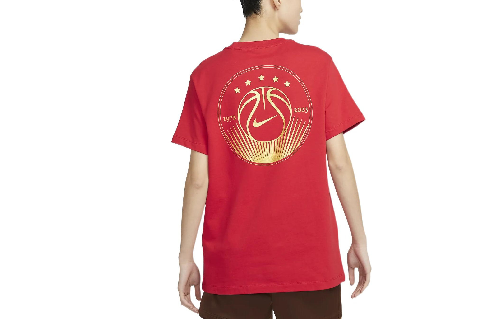 (WMNS) Nike Sportswear Short-Sleeve T-Shirt 'University Red' DX7941-657 - 2