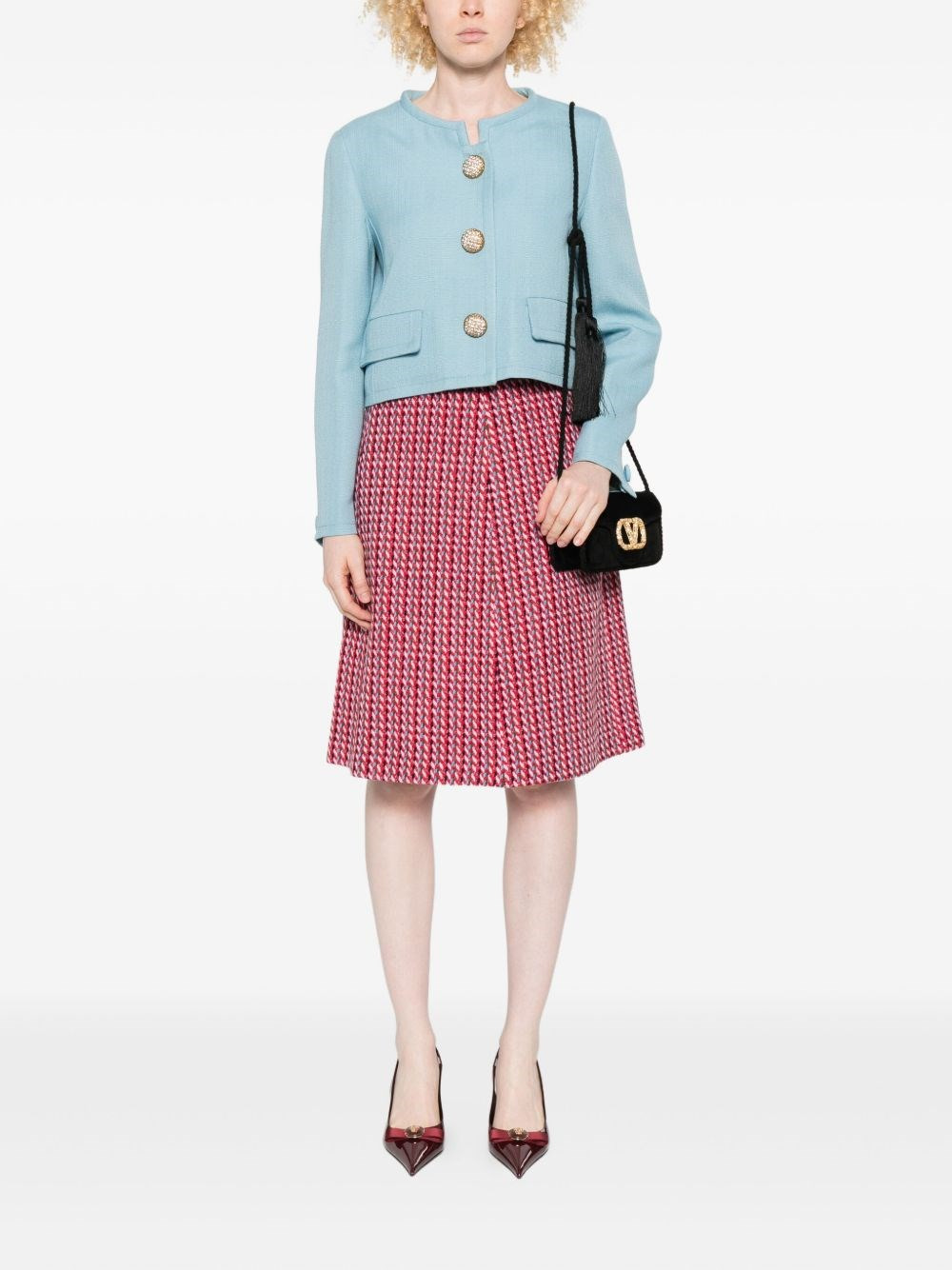 Short collarless jacket - 2
