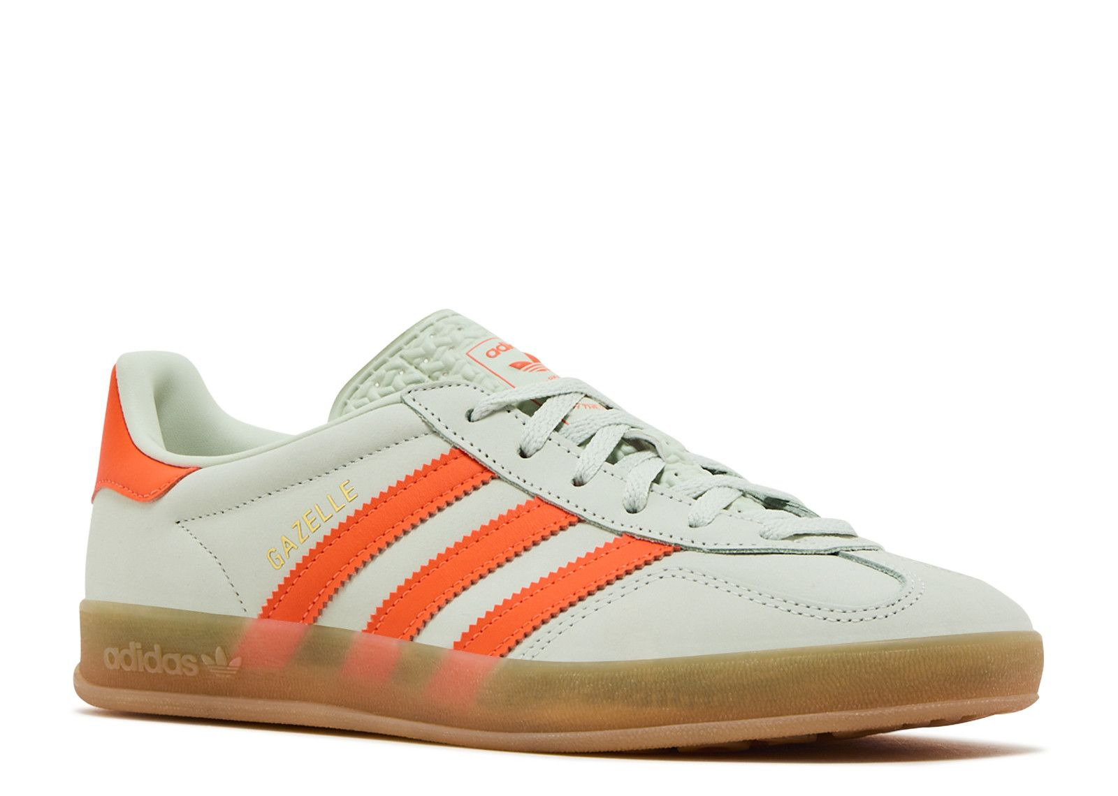 WMNS GAZELLE INDOOR 'LINEN GREEN SOLAR ORANGE' - 2