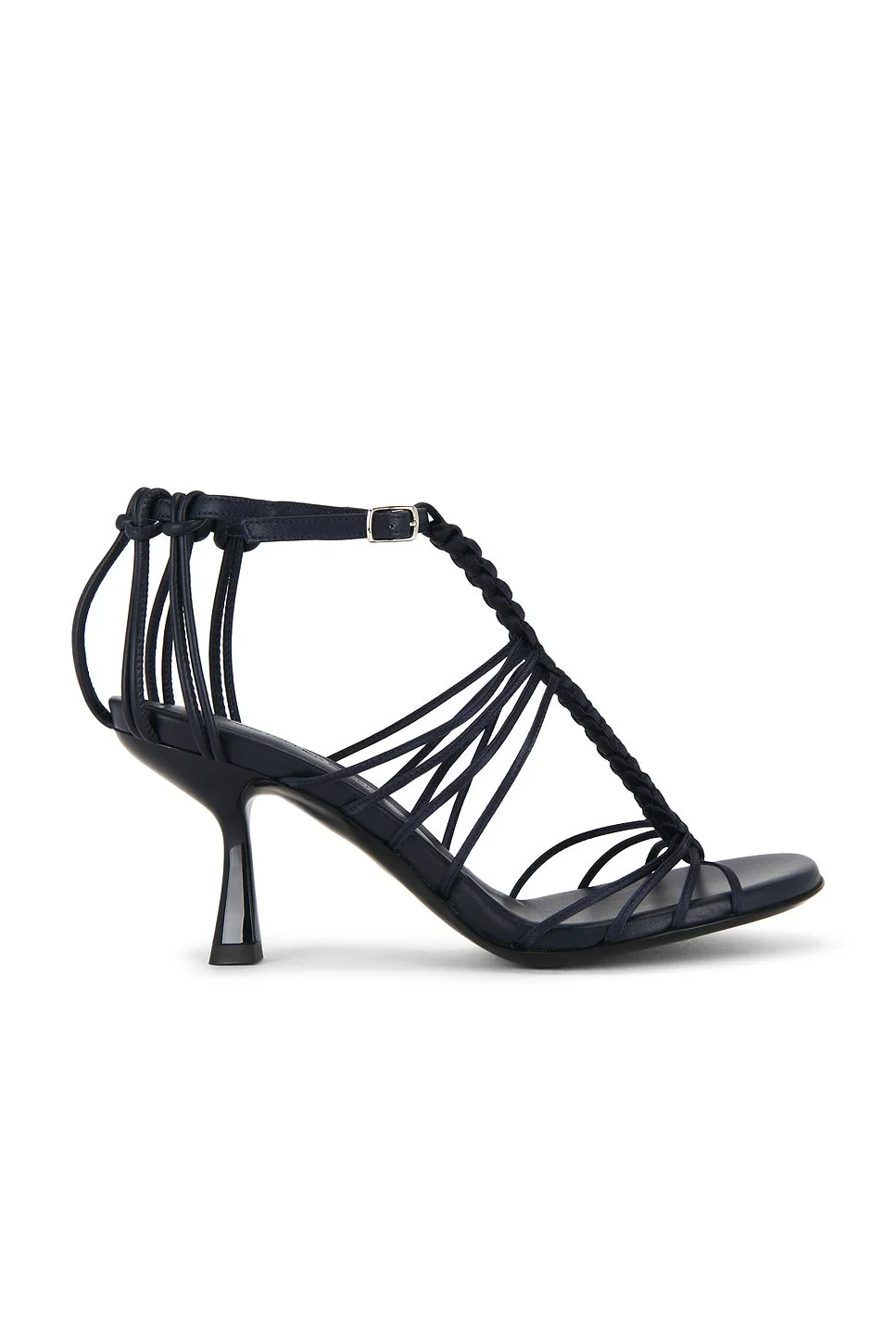 Isla Satin Knotted Sandal - 1