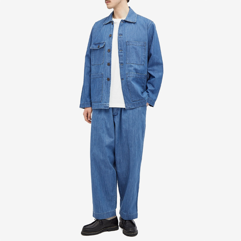 Universal Works Universal Works Dockside Denim Overshirt outlook