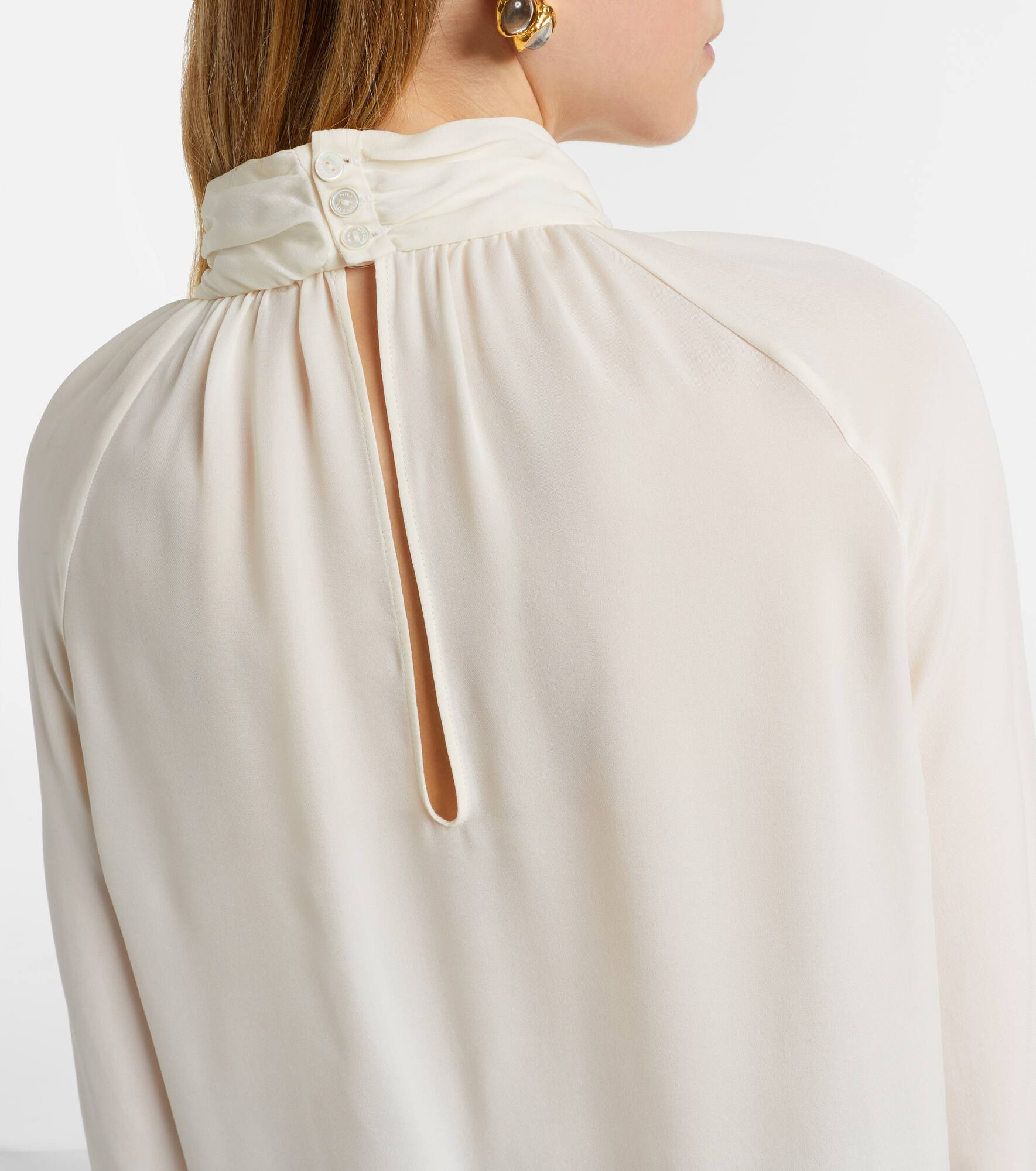 Axelle silk georgette blouse - 6