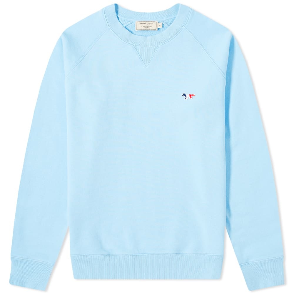 Maison Kitsuné Tricolor Fox Patch Crew Sweat - 1