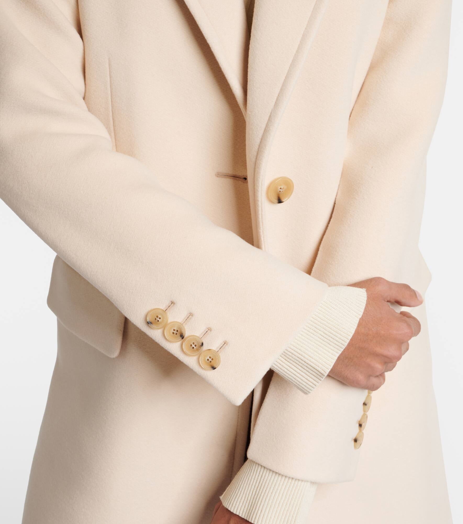 Single-breasted wool blazer - 5