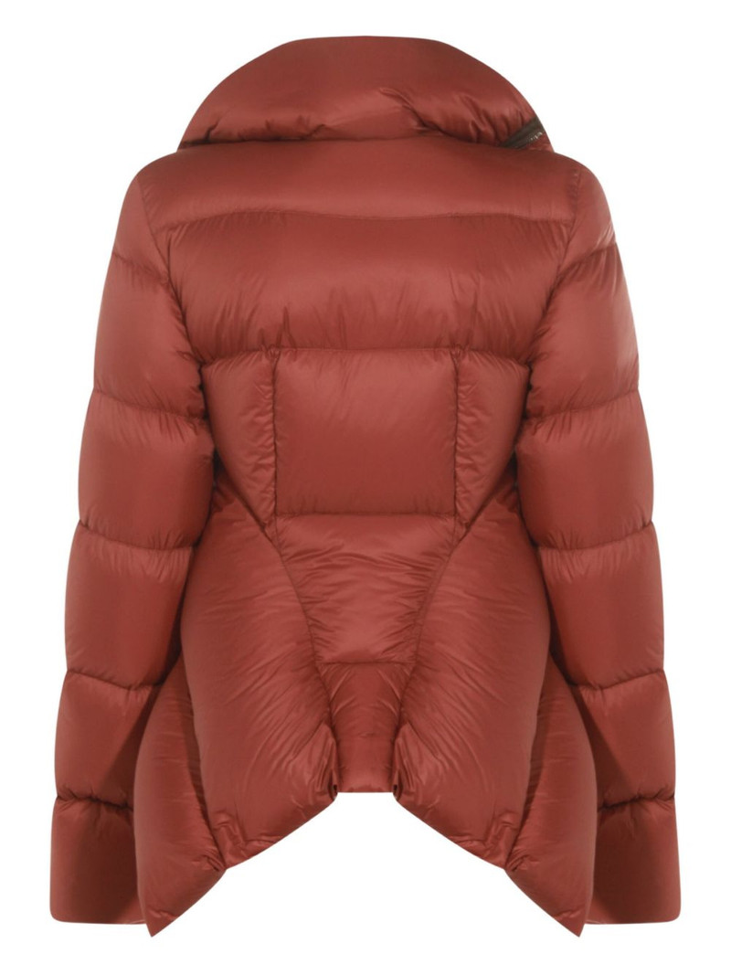 Rick Owens Naska asymmetric quilted jacket outlook