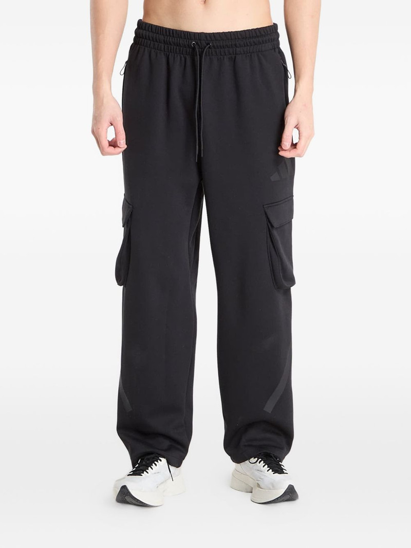 logo-print cargo pants 1