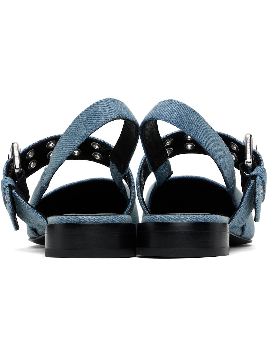 Blue Astra Slingback Ballerina Flats - 2