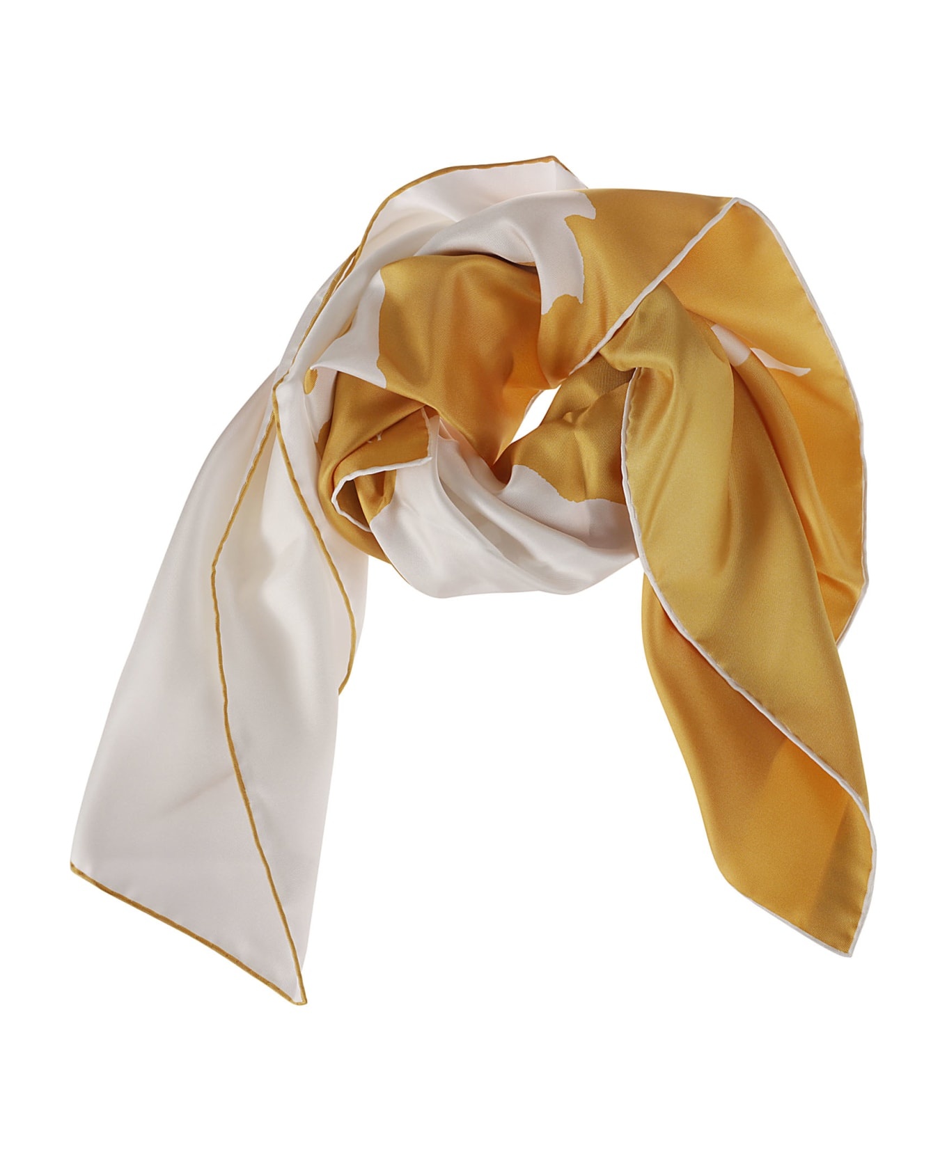 Horse Silk Split Scarf - 1