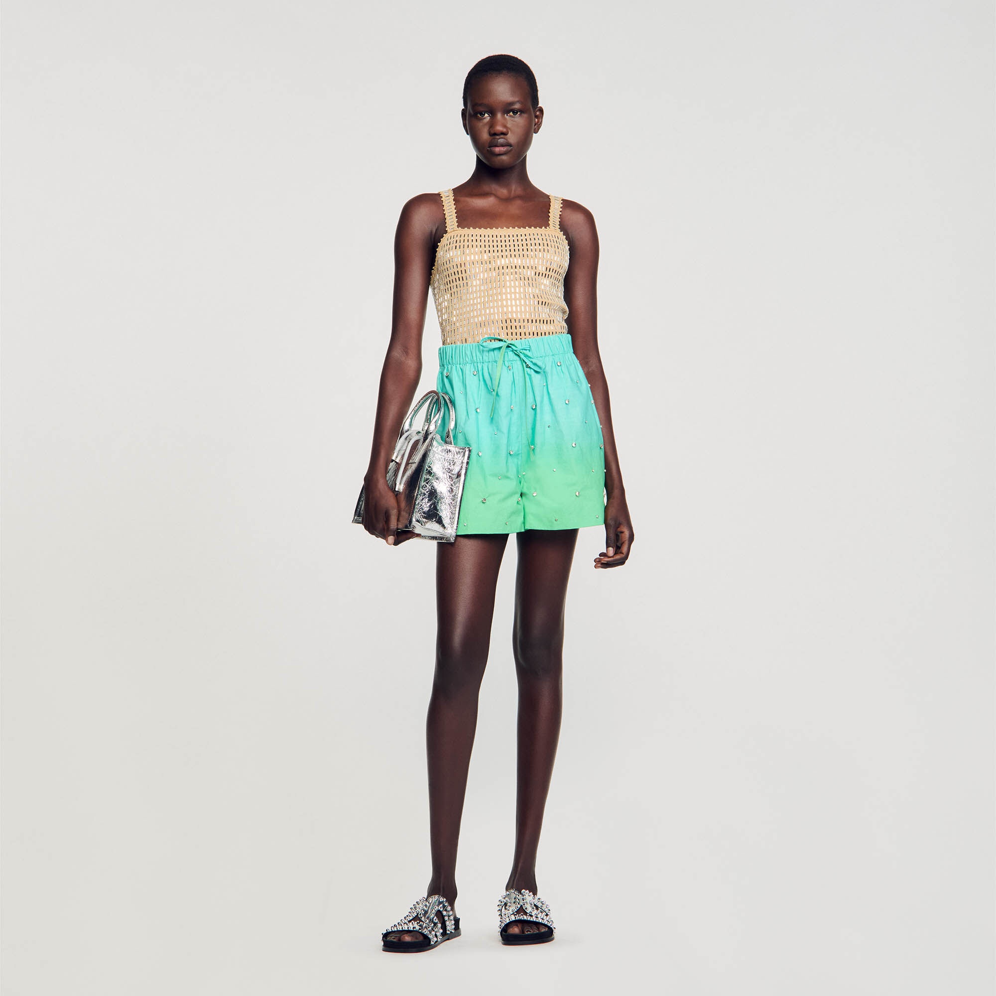 RHINESTONE SHORTS - 2