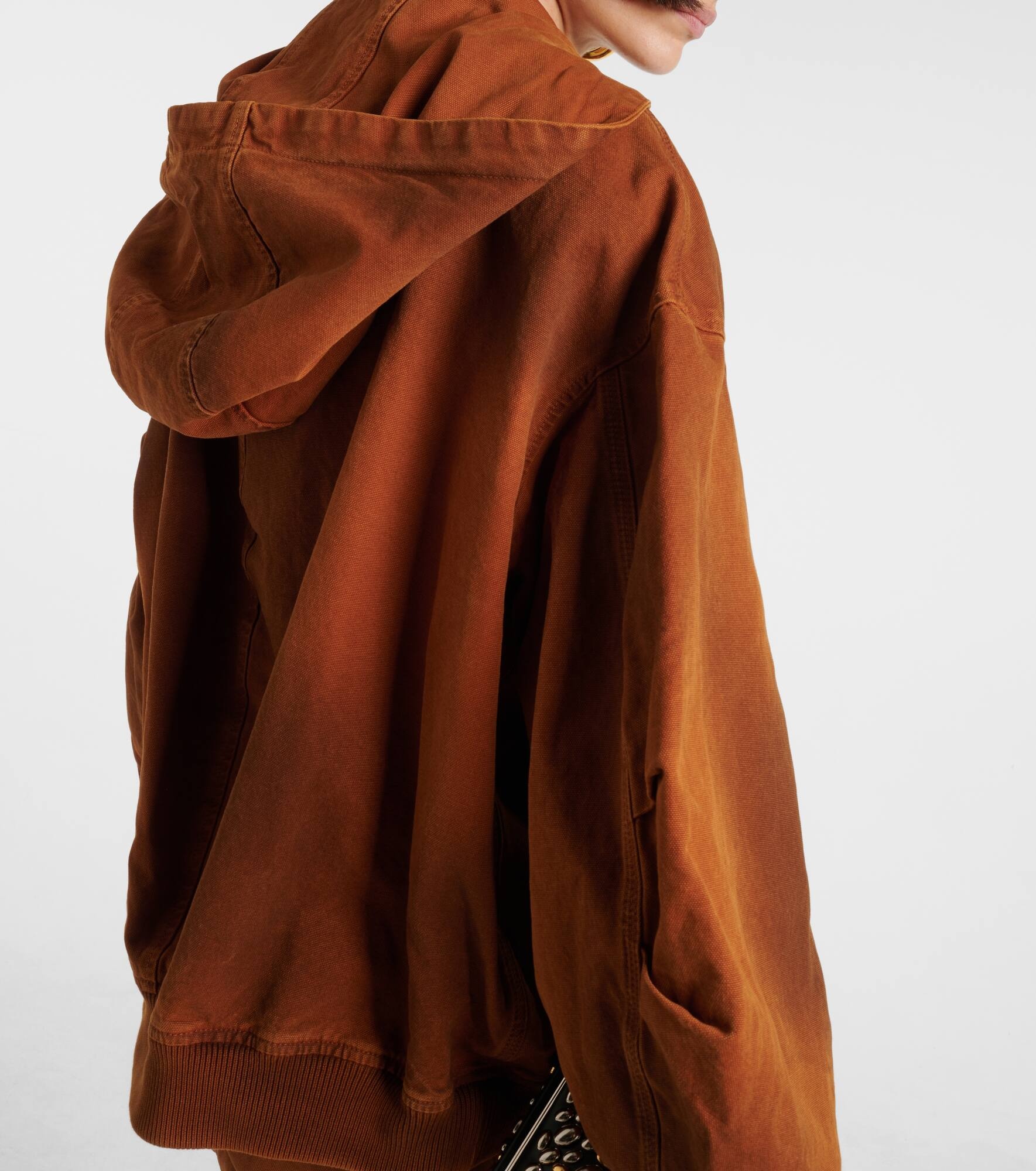 Dégradé cotton zip-up hoodie - 5