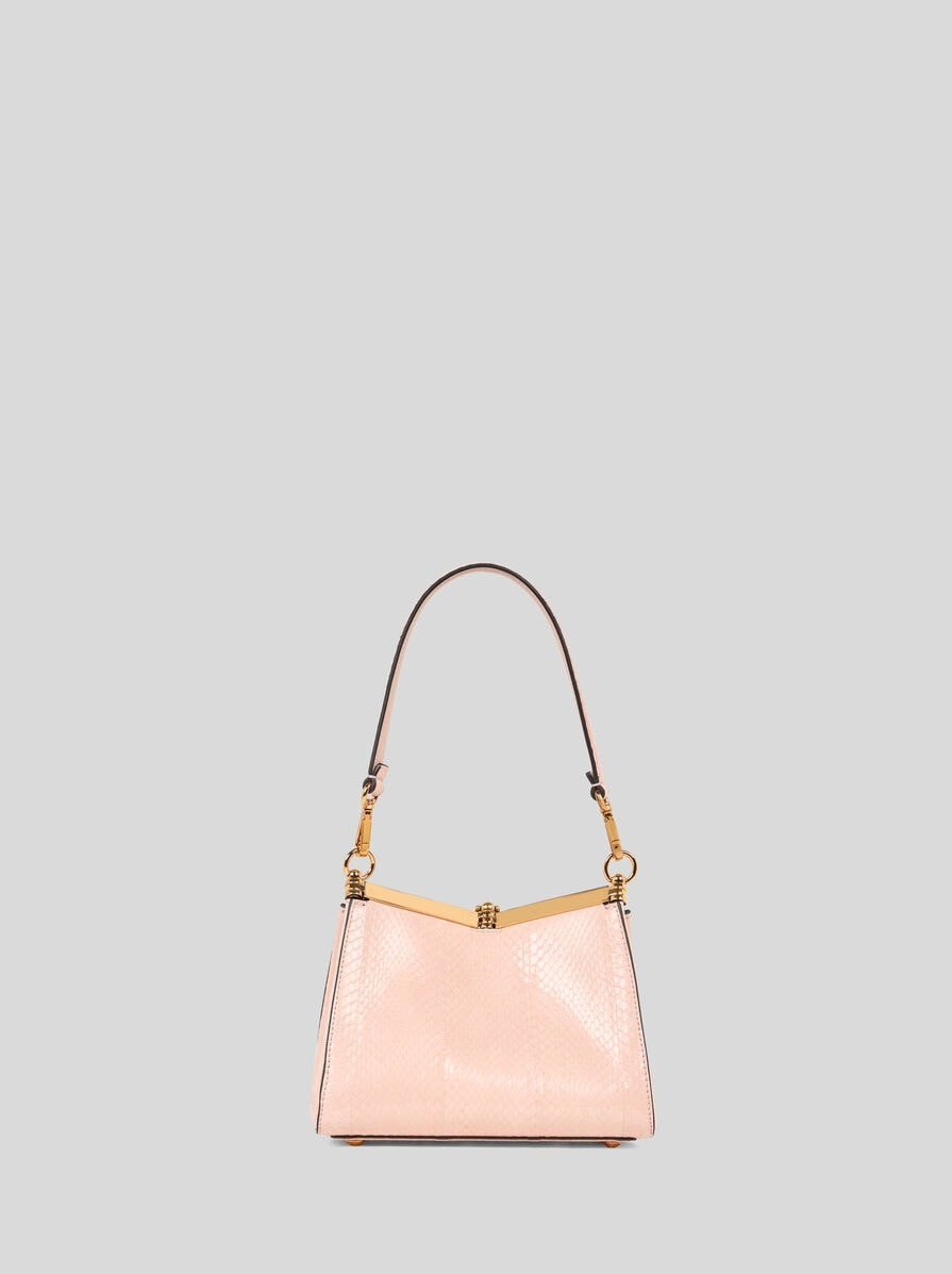 SMALL VELA BAG IN FINE ELAPHE SNAKESKIN - 3