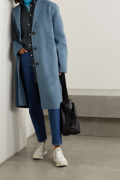 Acne Studios Oversized mélange wool coat outlook