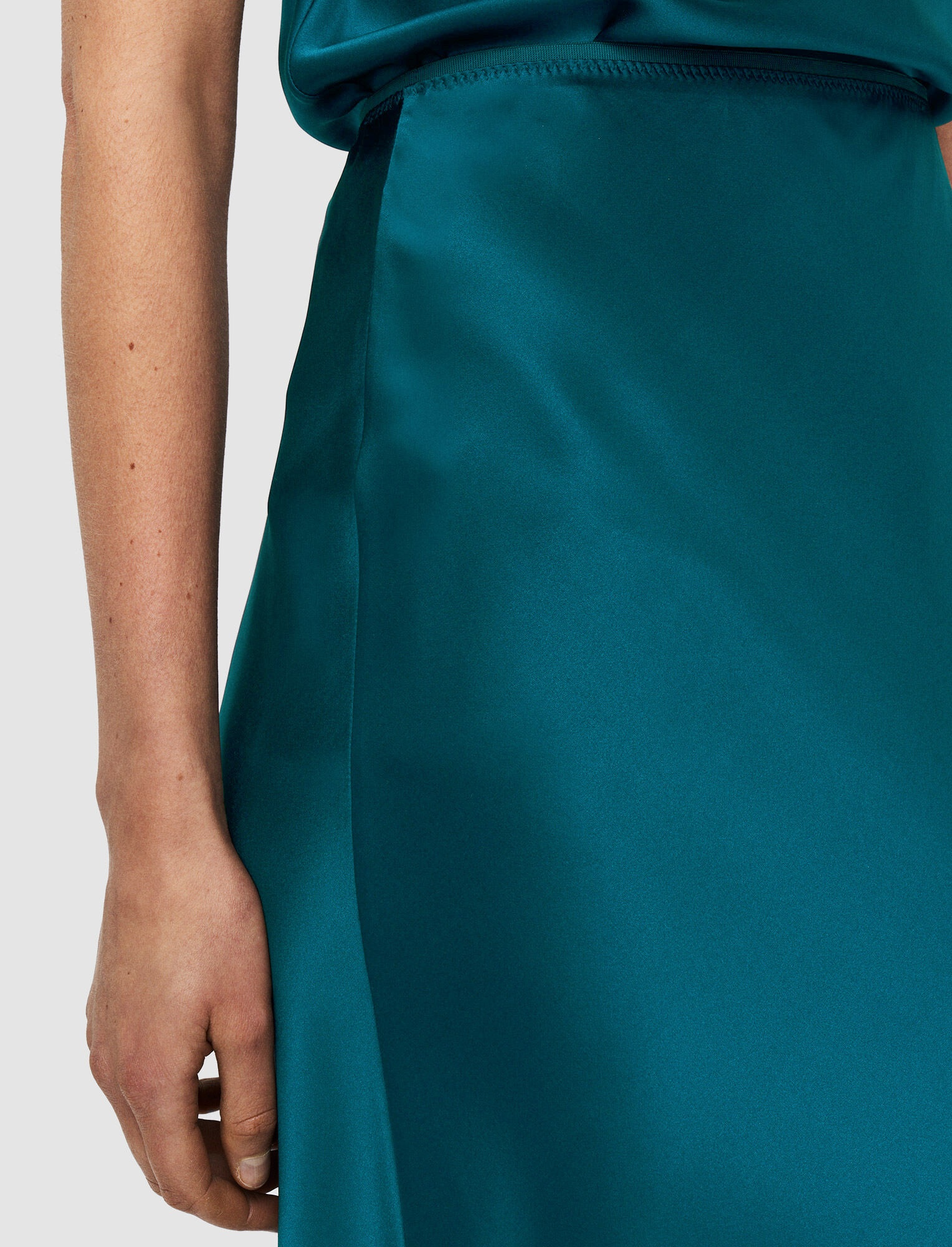 Silk Satin Isaak Skirt - 4
