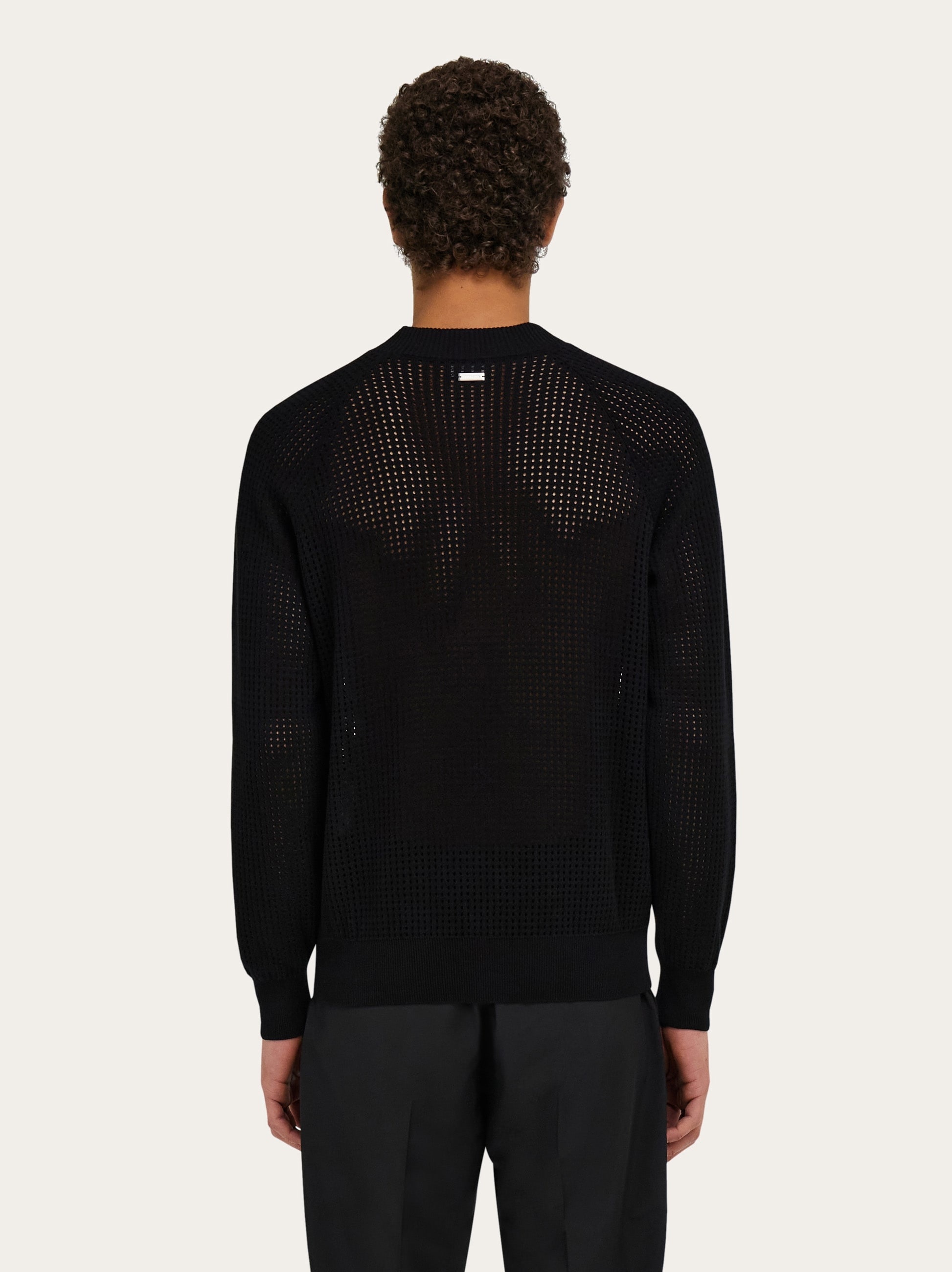 Open knit sweater - 3