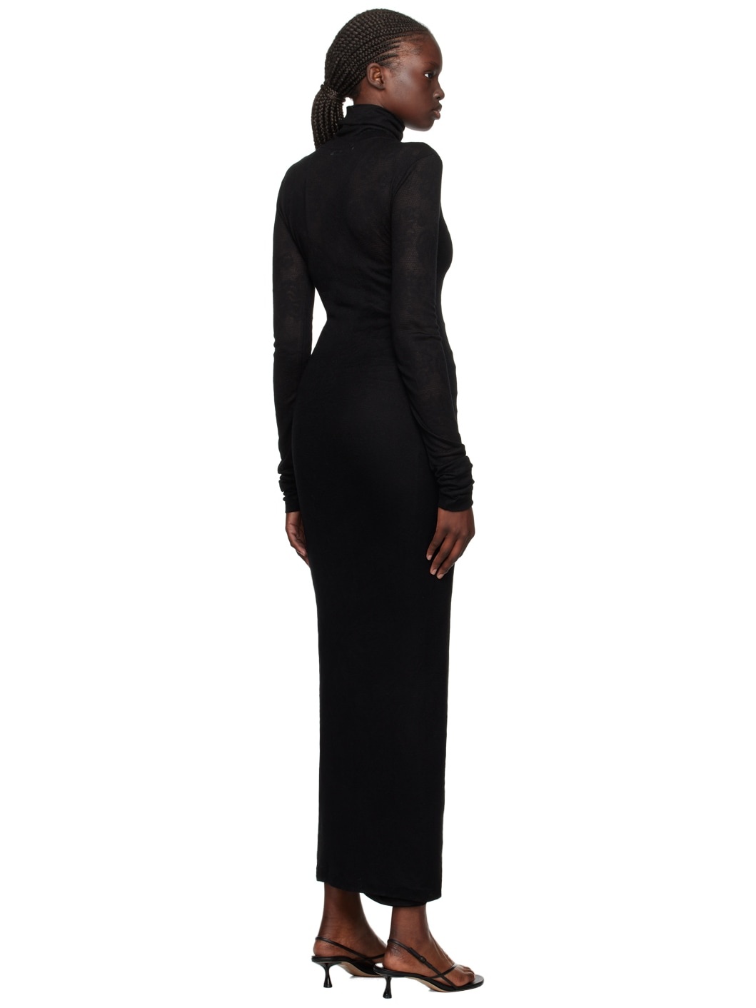 Black Chalet Maxi Dress - 3